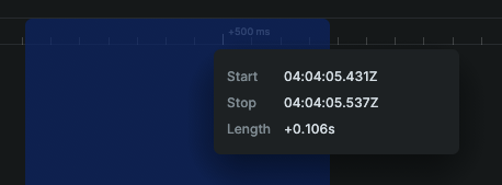 Loop region selection UI